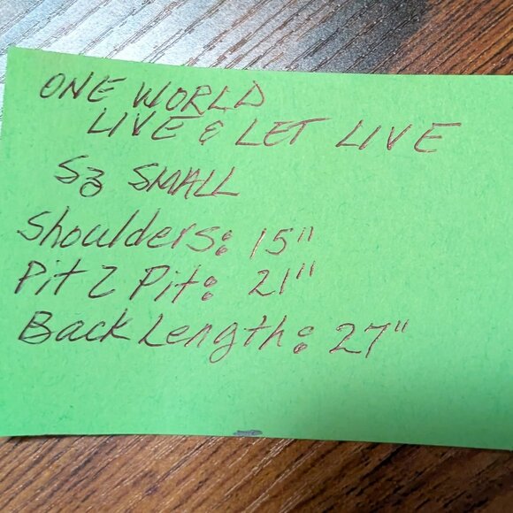 One World Live And Let Live Top pink Size Small Soft Blouse lace flutter sleeves - Picture 7 of 9